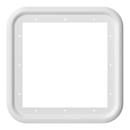 Fogatti FS06TRW 15 x 15 in. Door Kit with Trim Ring, White F7F-FS06TRW